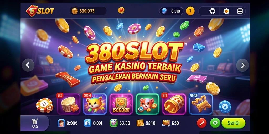 Screenshot gameplay 380SLOT menampilkan suasana seru permainan Kasino.