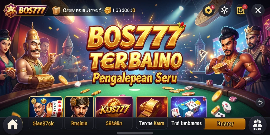 Screenshot permainan seru di BOS777 menampilkan grafik kasino yang menawan.