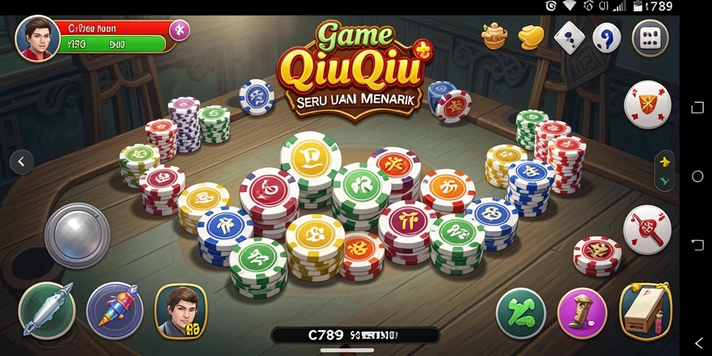 Tampilan gameplay seru dari C789 yang memungkinkan interaksi pemain.