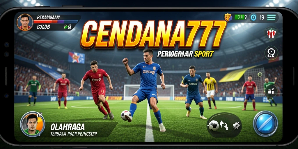 Tampilan gameplay CENDANA777 dengan aksi olahraga yang seru.