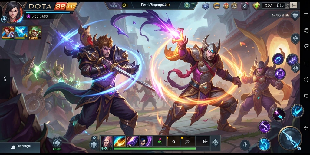 Tangkapan layar gameplay DOTA88 menampilkan aksi pertarungan yang mendebarkan.