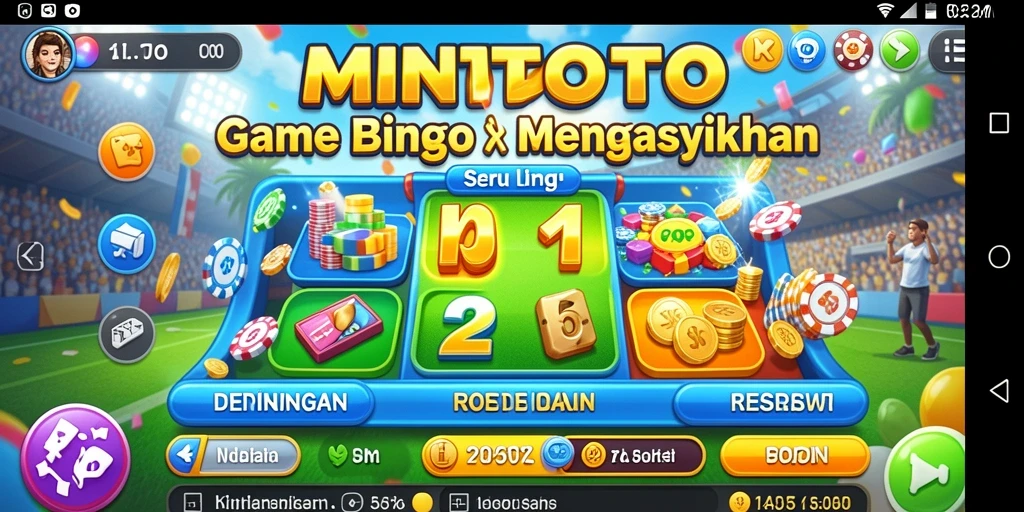 Tampilan menarik gameplay Bingo di MINTOTO.