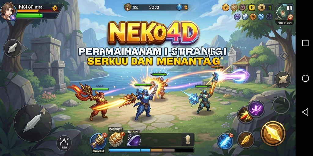 Menampilkan gameplay dinamis dan strategi yang memukau.