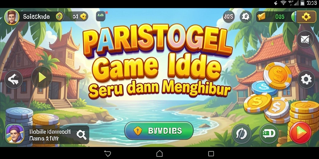 Tampilan gameplay menarik dari PARISTOGEL yang seru dan santai.