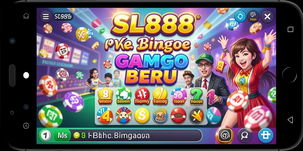 Screenshot utama SL888 menampilkan gameplay Bingo yang seru dan interaktif.