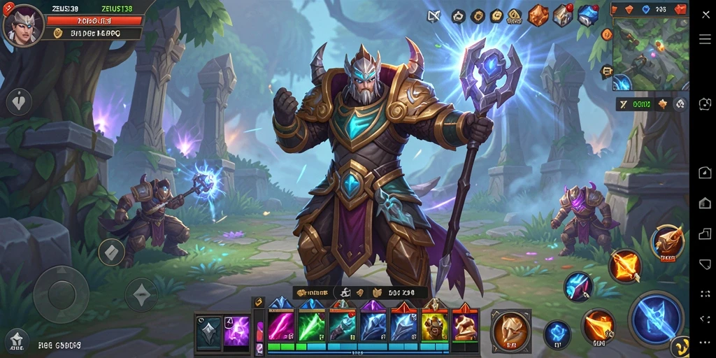 Tampilan menakjubkan dari gameplay ARPG ZEUS138.